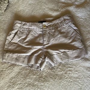 Light khaki shorts size 0